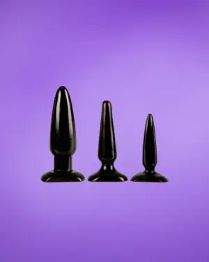 COLT Anal Trainer Kit - Anál dildó készlet (fekete)