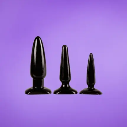 COLT Anal Trainer Kit - Anál dildó készlet (fekete)