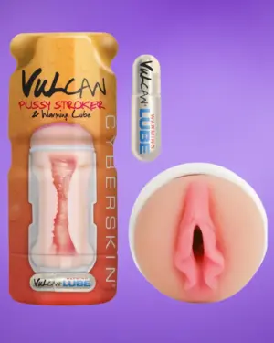 Vulcan Stroker - Élethű vagina, melegítő síkosítóval (natúr)