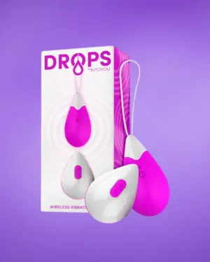 Intoyou Drops - Táviránytós vibrációs tojás (lila)