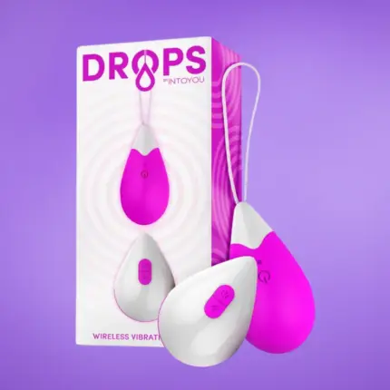 Intoyou Drops - Táviránytós vibrációs tojás (lila)