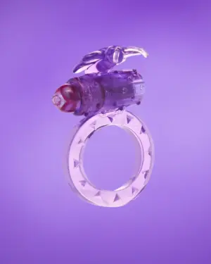 Toyjoy Flutter Ring - Pillangós péniszgyűrű (lila)