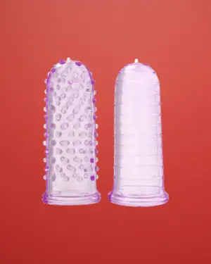 Toyjoy Sexy Tickler - Ujjra húzható csiklóizgató (lila)