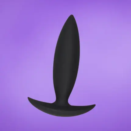 Anal Play Bubble - Análplug (fekete) S