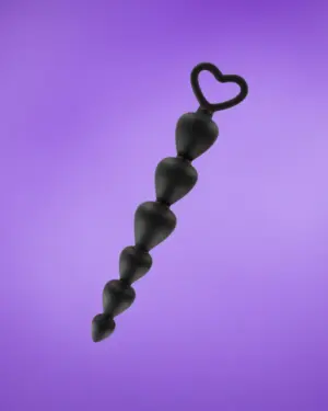 Toyjoy Anal - Gyöngyös análdugó (fekete)