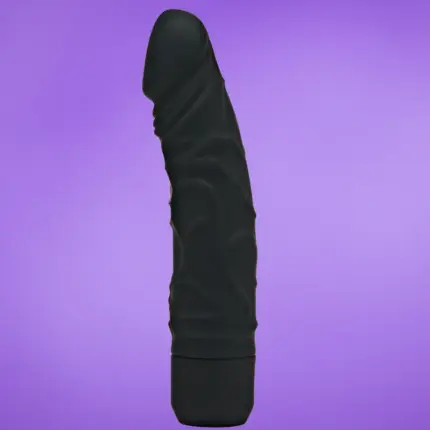 Get Real Classic - Élethű, szilikon vibrátor (fekete)