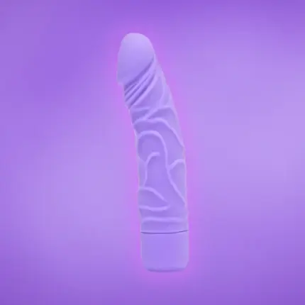 Get Real Classic - Élethű,szilikon vibrátor (lila)