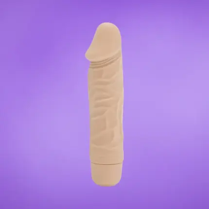 Get Real Mini Classic - Élethű vibrátor (natúr) -16cm