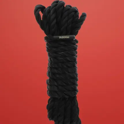 Taboom - Bondage kötél (fekete) - 5 m