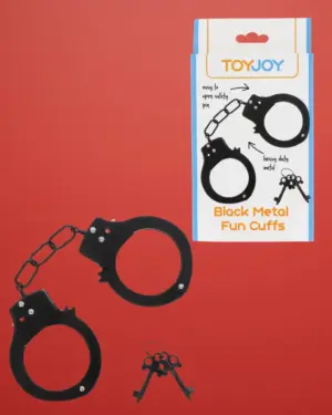 Toyjoy Metal Handcuffs - Fém bilincs (fekete)