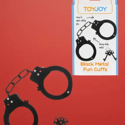 Toyjoy Metal Handcuffs - Fém bilincs (fekete)