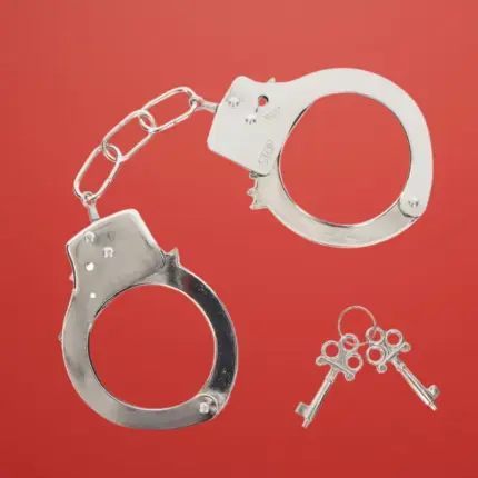 ToyJoy Handcuffs - Fém bilincs (ezüst)