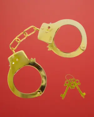 Toyjoy Metal Handcuffs - Fém bilincs (arany)