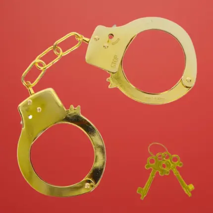 Toyjoy Metal Handcuffs - Fém bilincs (arany)