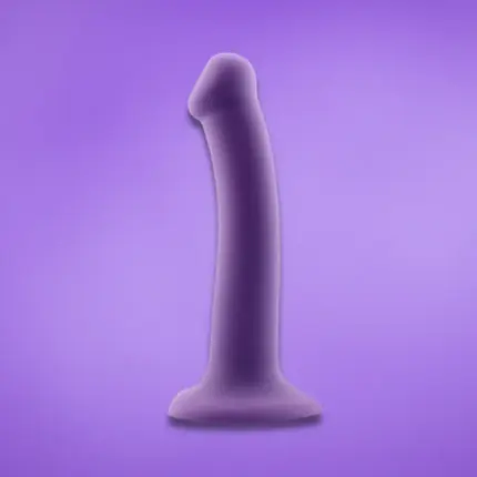 Action Bouncy 7" - Szilikon dildó (lila) M