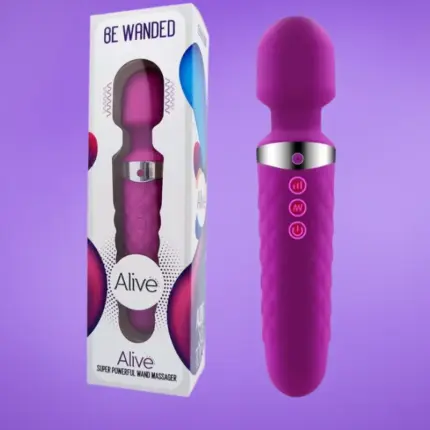Alive Be Wanded - Akkus masszírozó (lila)