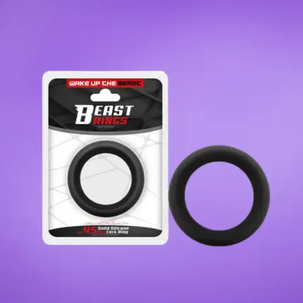 Beast Rings 45 mm - Péniszgyűrű (fekete)