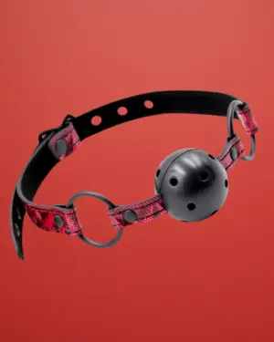 Diamond Line - Golyós szálypecek gyémánt mintázattal (piros)