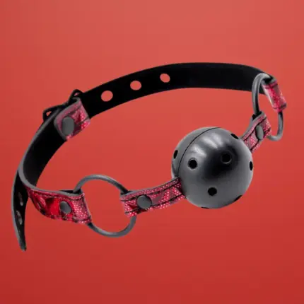 Diamond Line - Golyós szálypecek gyémánt mintázattal (piros)