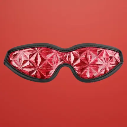 Diamond Line - Szemfedő gyémánt mintázattal (piros)