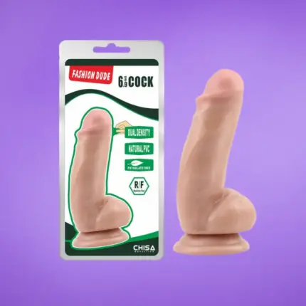 Fashion Dude 6,9" - Élethű dildó (natúr) - 17,5cm