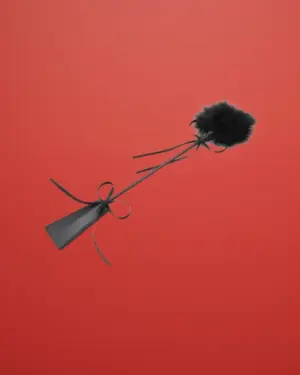 Fetish Addict - Paskoló és cirógató (fekete) - 29cm