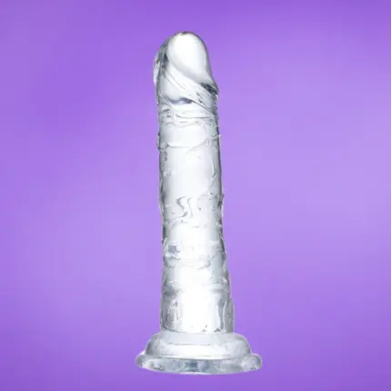 Glazed - Áttetsző dildó (19cm)