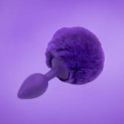 Afterdark - Análdugó nyuszifarokkal (lila) S