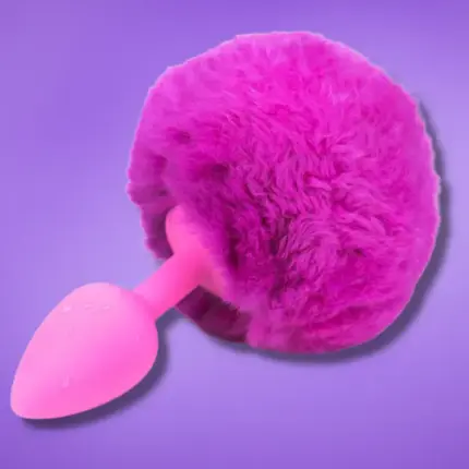 Afterdark - Análdugó nyuszifarokkal (pink) S