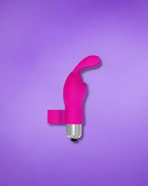 Latetobed Fingyhop - Nyuszis ujjvibrátor (pink)