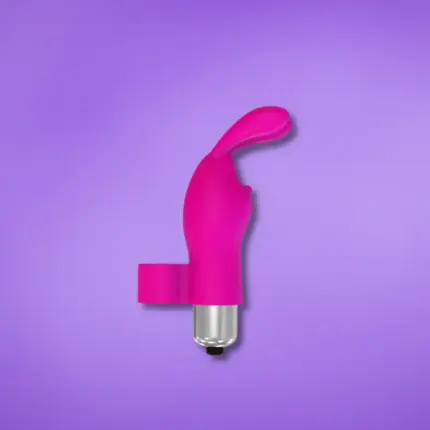 Latetobed Fingyhop - Nyuszis ujjvibrátor (pink)