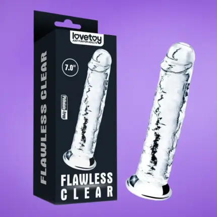 Lovetoy - Zselés dildó (18cm)