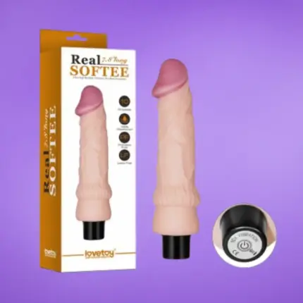 Lovetoy Real - "Real Softie" - Élethű vibrátor (19 cm)