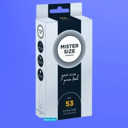 Mister Size vékony óvszer - 53mm (10db)