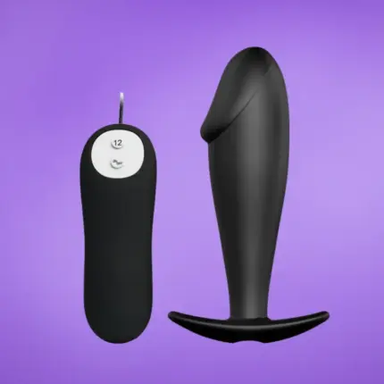 Pretty Love - Vibrációs análdugó (fekete)