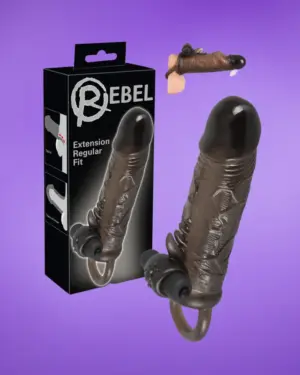 Rebel Regular - Vibrációs péniszköpeny (19cm)