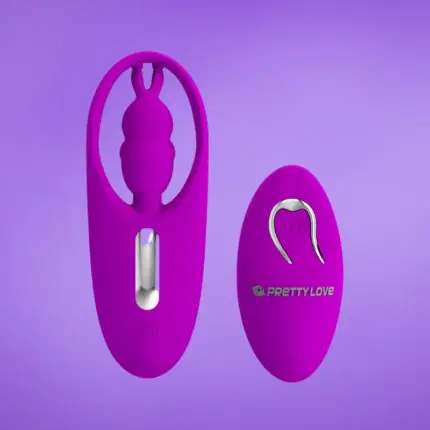 Pretty Love Wild Rabbit - Akkus,távirányítós rezgő bugyi (lila)