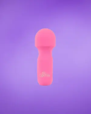 SMILE Mini Wand - Akkus, mini masszírozó vibrátor (pink)