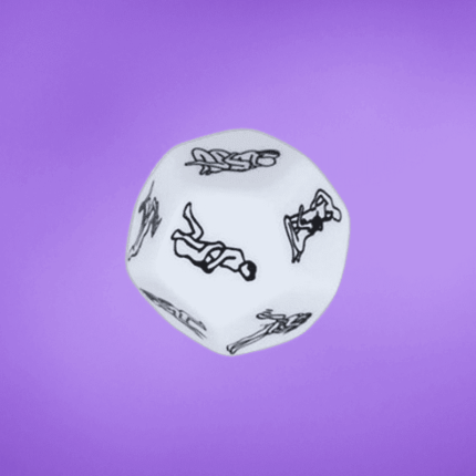 12 oldalú szexkocka - fehér