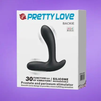 Pretty Love Backie - Akkus prosztata masszírozó (fekete)