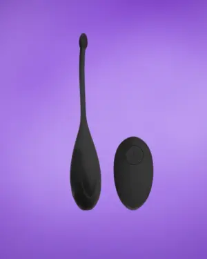 Tardenoche Yiggo - Akkus, távirányítós tojás (fekete)