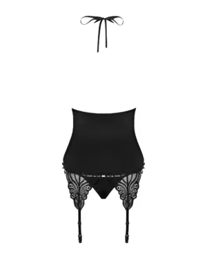 Obsessive 828-COR-1 - Fekete fűző S/M - Image 4