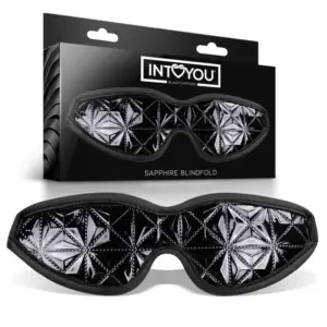 Intoyou Black Sapphire - Gyémánt mintás fekete szemtakaró - Image 3