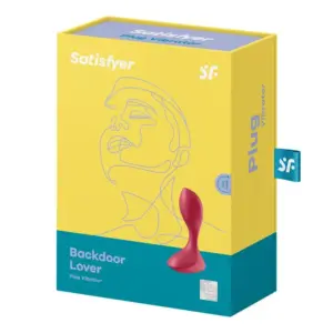 Satisfyer Backdoor Lover - Akkus, vízálló anál vibrátor (piros) - Image 2