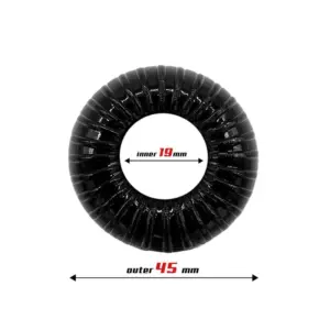 Beast Rings 19 mm - Bordázott péniszgyűrű (fekete) - Image 3