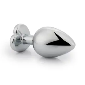 Afterdark - Análdugó szív alakú gyémánt dísszel (lila) S - Image 4