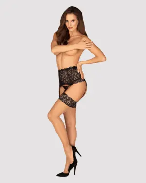 Obsessive Joylace - Csipkés harisnyakötő S/M - Image 3