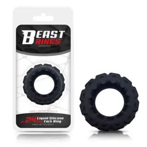 Beast Rings 24 mm - Péniszgyűrű (fekete) - Image 4