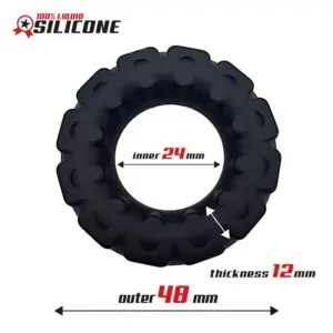 Beast Rings 24 mm - Péniszgyűrű (fekete) - Image 3