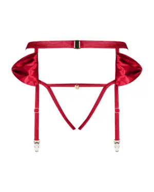 Obsessive Rubinesa - Harisnyatartó pántos bugyival S/M - Image 3